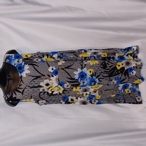 JM Collections Sleeveless Floral Dress, 1X